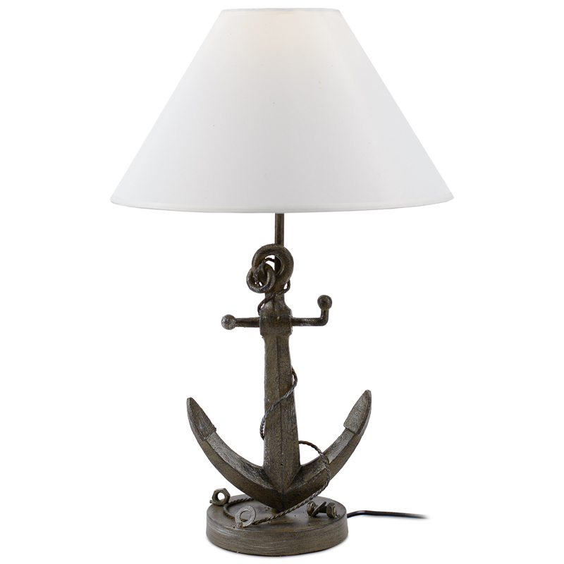 Настольная лампа Sea Anchor Table Lamp Коричневый Белый Настольная лампа Sea Anchor Table Lamp Коричневый Белый в Липецке | Loft Concept