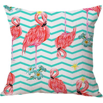 Декоративная подушка Flamingo #8 Мульти Декоративная подушка Flamingo #8 Мульти в Липецке | Loft Concept