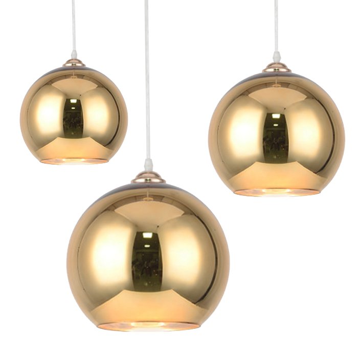 Подвесной светильник GOLD mirror shade modern pendant Золотой Подвесной светильник GOLD mirror shade modern pendant Золотой в Липецке | Loft Concept