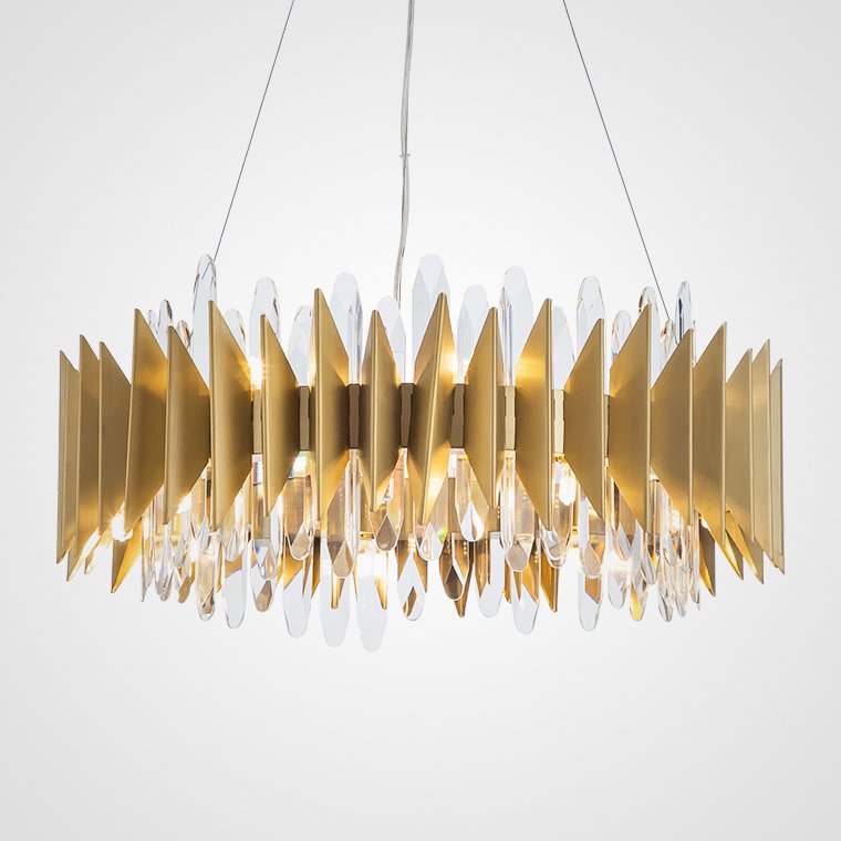 Подвесной светильник KEBO KING CHANDELIER Ring Латунь Подвесной светильник KEBO KING CHANDELIER Ring Латунь в Липецке | Loft Concept