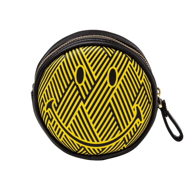 Косметичка Seletti Zig-Zag Smiley Желтый Черный Косметичка Seletti Zig-Zag Smiley Желтый Черный в Липецке | Loft Concept