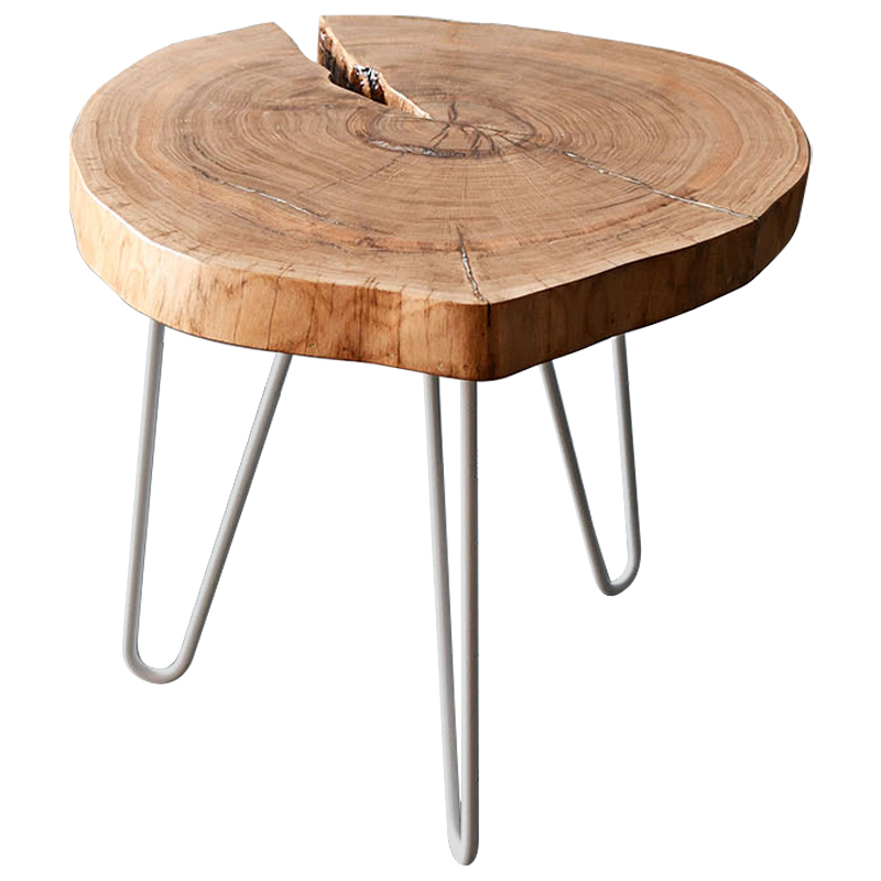 Кофейный стол Tierney Industrial Metal Rust Coffee Table Светлый дуб Белый Кофейный стол Tierney Industrial Metal Rust Coffee Table Светлый дуб Белый в Липецке | Loft Concept