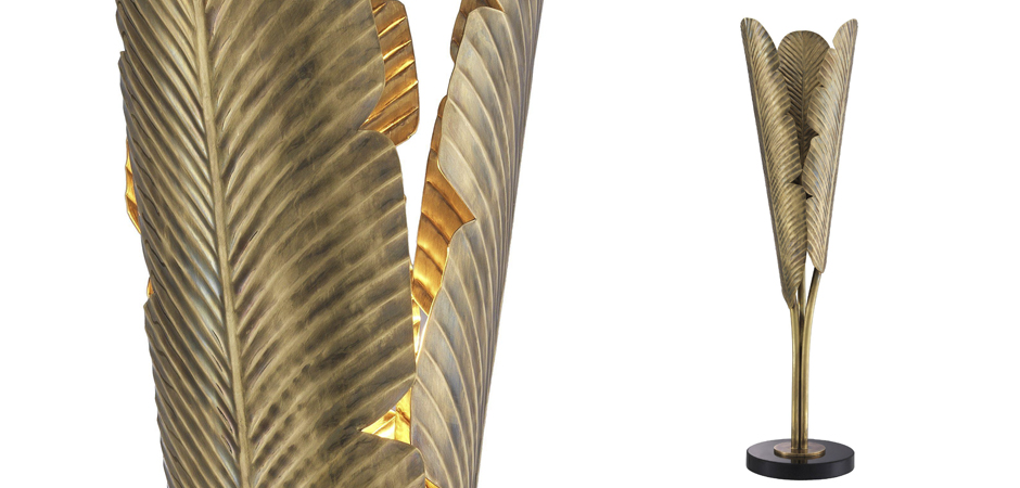 Настольная лампа Eichholtz Table Lamp Plantain Настольная лампа Eichholtz Table Lamp Plantain - Loft-Concept в Липецке