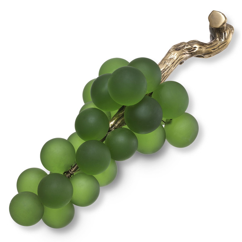 Аксессуар Eichholtz Object french grapes Green Зеленый Винтажная латунь Аксессуар Eichholtz Object french grapes Green Зеленый Винтажная латунь в Липецке | Loft Concept
