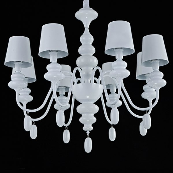 Люстра Masiero Eva Chandelier 8 Белый Люстра Masiero Eva Chandelier 8 Белый в Липецке | Loft Concept