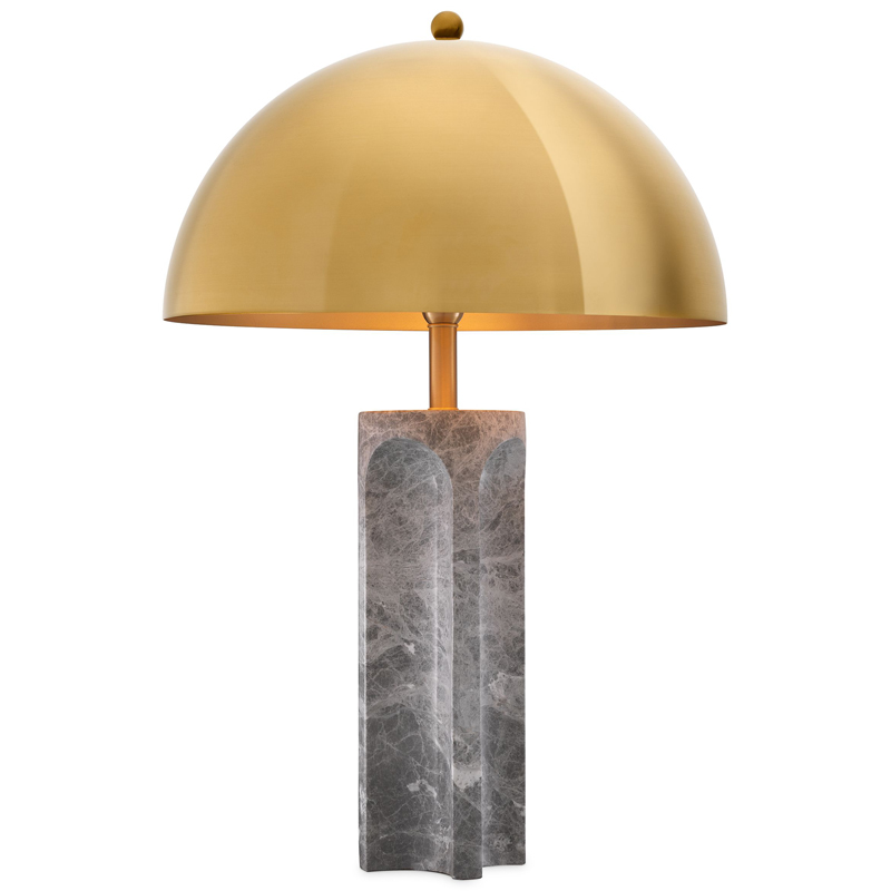 Настольная лампа Eichholtz Table Lamp Absolute Серый Латунь Античная полированная Настольная лампа Eichholtz Table Lamp Absolute Серый Латунь Античная полированная в Липецке | Loft Concept