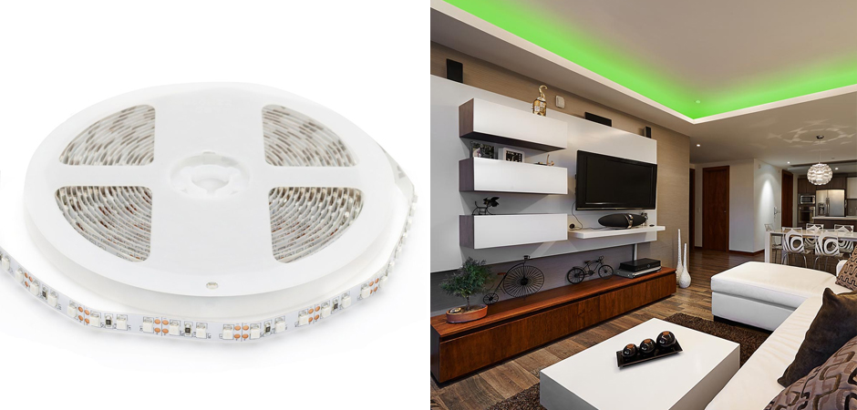 Светодиодная лента 9,6W/m 120LED/m 3528SMD зеленый 5M Светодиодная лента 9,6W/m 120LED/m 3528SMD зеленый 5M - Loft-Concept в Липецке