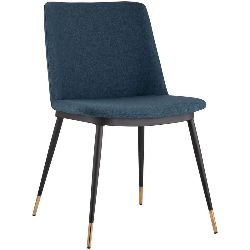 Стул Melissa Chair Синяя Рогожка Синий Черный Стул Melissa Chair Синяя Рогожка Синий Черный в Липецке | Loft Concept