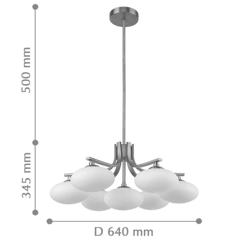 Oval Balls Mushrooms Chandelier 7 Brass Oval Balls Mushrooms Chandelier 7 Brass в Липецке
