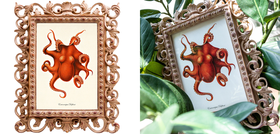 Постер Red Octopus Poster Постер Red Octopus Poster - Loft-Concept в Липецке