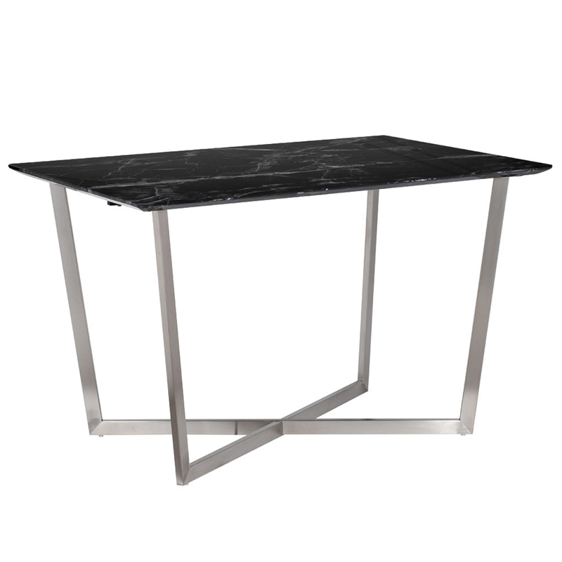 Обеденный стол Dining table Jacques black Черный Золотой Обеденный стол Dining table Jacques black Черный Золотой в Липецке | Loft Concept