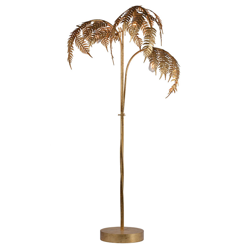 Торшер Thin Palm Floor Lamp Золотой Торшер Thin Palm Floor Lamp Золотой в Липецке | Loft Concept