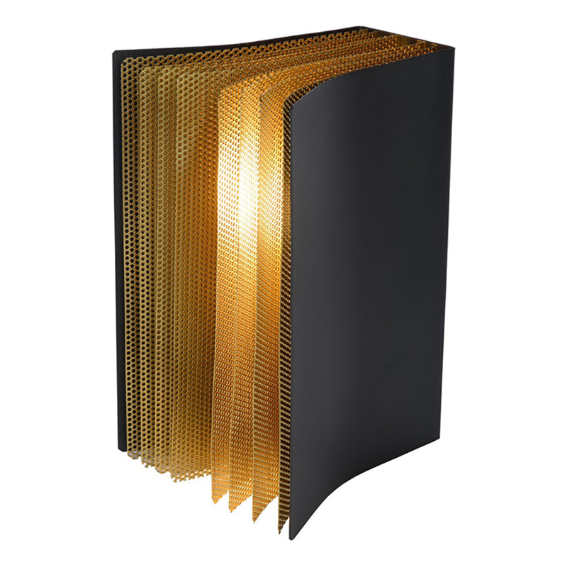 Настольная лампа Open Book table lamp Черный Золотой Настольная лампа Open Book table lamp Черный Золотой в Липецке | Loft Concept