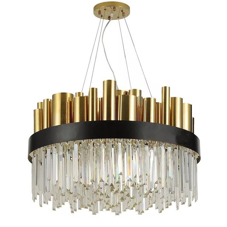 Люстра Luxurious Stainless Steel Nordic Chandelier Золотой Прозрачное Стекло Люстра Luxurious Stainless Steel Nordic Chandelier Золотой Прозрачное Стекло в Липецке | Loft Concept