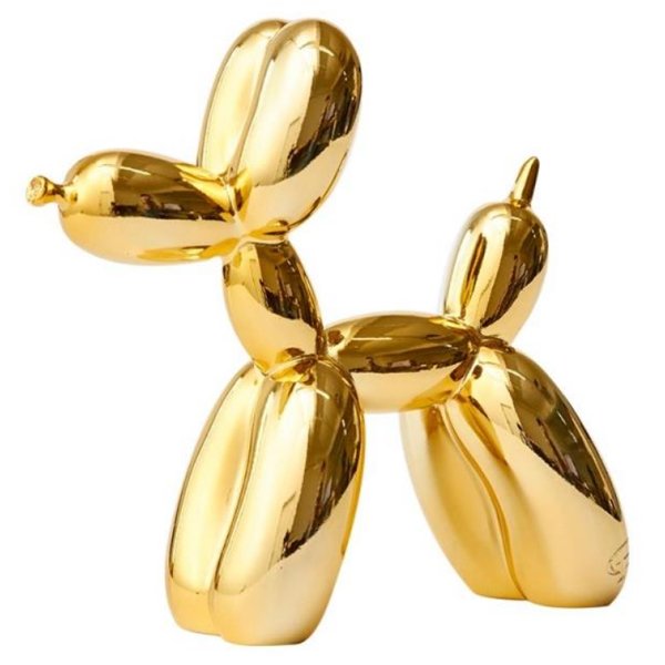 Статуэтка Jeff Koons Balloon Dog medium Gold Глянцевое золото Статуэтка Jeff Koons Balloon Dog medium Gold Глянцевое золото в Липецке | Loft Concept