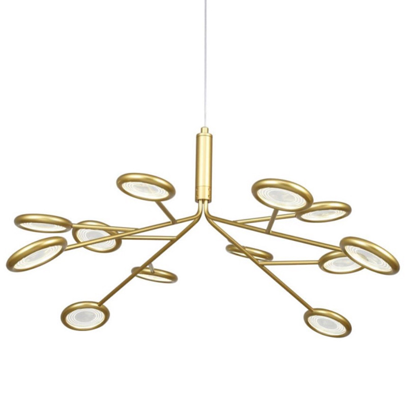 Люстра Gold Bendik Lighting Прозрачный Золотой в Липецке | Loft Concept 