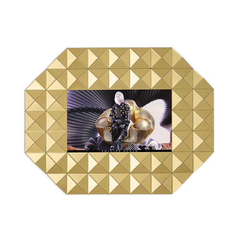 Экран Philipp Plein GOLD STUD NFT M 32 дюйма Золотой Зеркало в Липецке | Loft Concept 