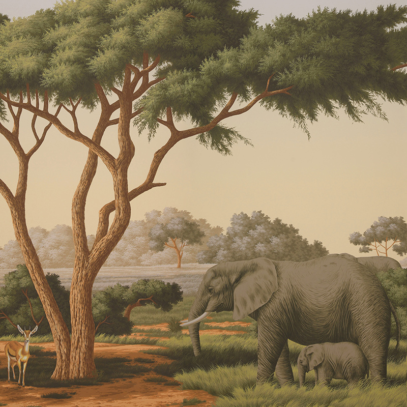 Обои ручная роспись African Savannah Amarelo on scenic paper Обои ручная роспись African Savannah Amarelo on scenic paper в Липецке | Loft Concept