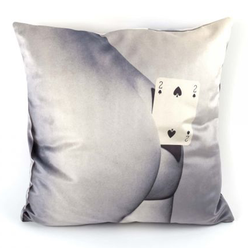 Подушка Seletti Cushion Two of spades Мульти Подушка Seletti Cushion Two of spades Мульти в Липецке | Loft Concept