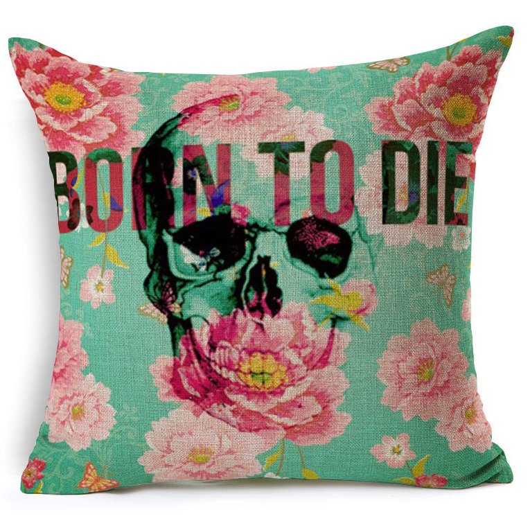 Декоративная подушка Born to die Декоративная подушка Born to die в Липецке | Loft Concept