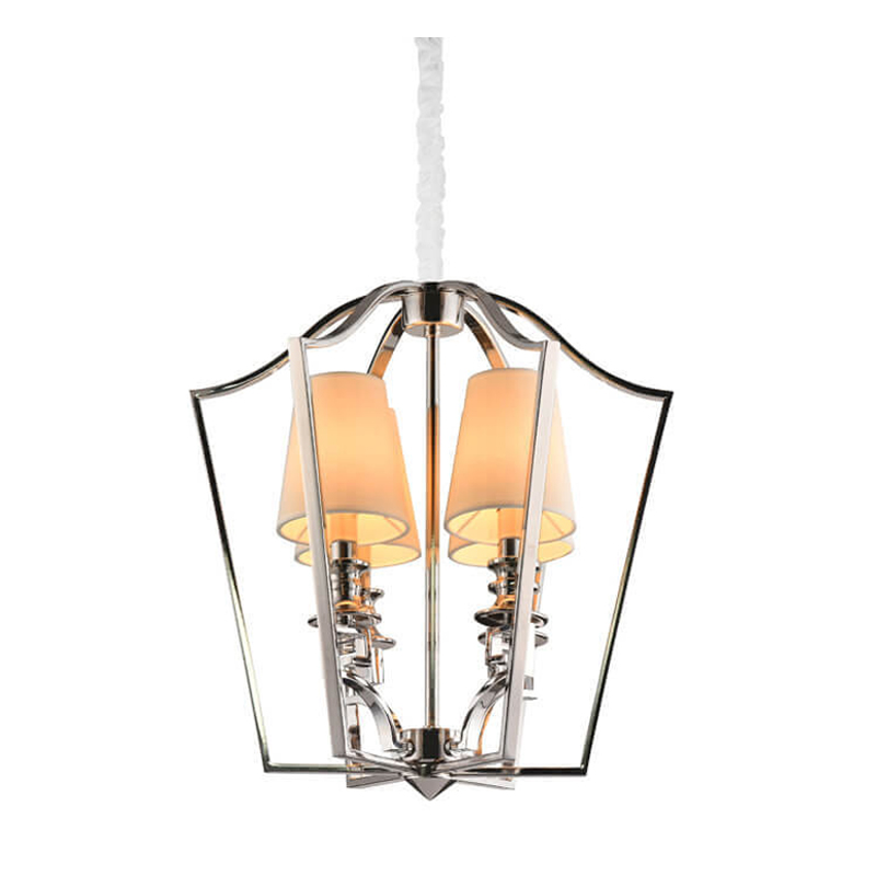 Люстра Art Lamp Beige nickel Никель Сатин Бежевый Люстра Art Lamp Beige nickel Никель Сатин Бежевый в Липецке | Loft Concept