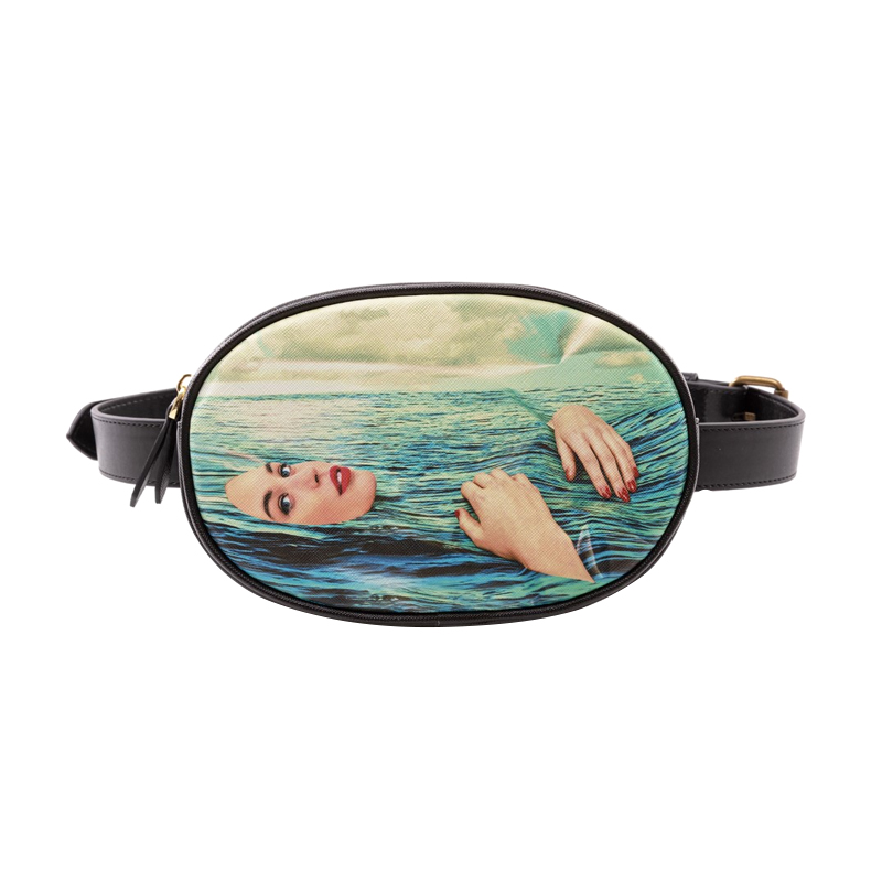 Поясная сумка Seletti Seagirl Черный Голубой Поясная сумка Seletti Seagirl Черный Голубой в Липецке | Loft Concept