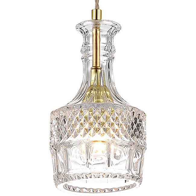 Подвесной светильник lee broom DECANTERLIGHT pendant II Золотой Прозрачное Стекло Подвесной светильник lee broom DECANTERLIGHT pendant II Золотой Прозрачное Стекло в Липецке | Loft Concept