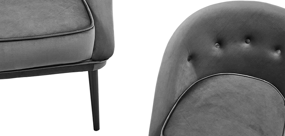 Кресло Gwyn Chair Gray Кресло Gwyn Chair Gray - Loft-Concept в Липецке