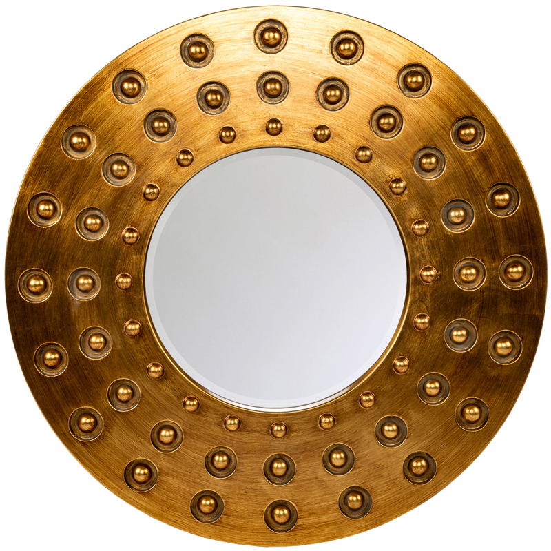 Зеркало Balls Pattern Mirror Зеркало Золотой Зеркало Balls Pattern Mirror Зеркало Золотой в Липецке | Loft Concept