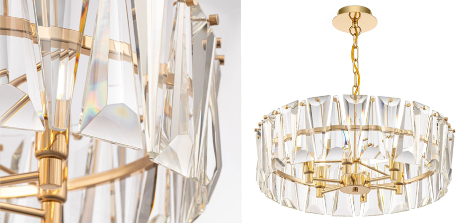 Люстра Ruby Crystal Chandelier Gold 53 Люстра Ruby Crystal Chandelier Gold 53 - Loft-Concept в Липецке