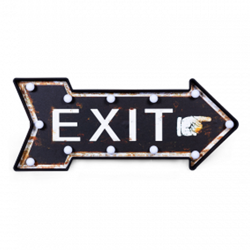 Аксессуар на стену Exit Белый Темно-синий Аксессуар на стену Exit Белый Темно-синий в Липецке | Loft Concept