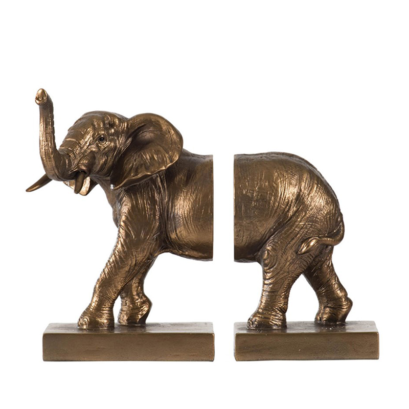 Держатель для книг Animal Figures слон Бронза Держатель для книг Animal Figures слон Бронза в Липецке | Loft Concept