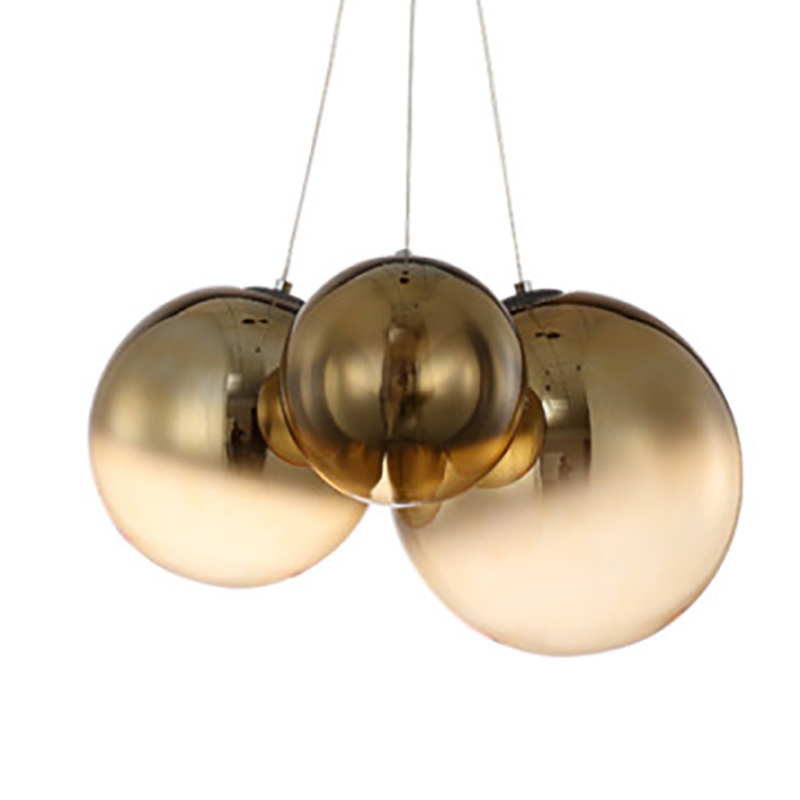 Светильник подвесной Golden balls lamp Золотой Светильник подвесной Golden balls lamp Золотой в Липецке | Loft Concept