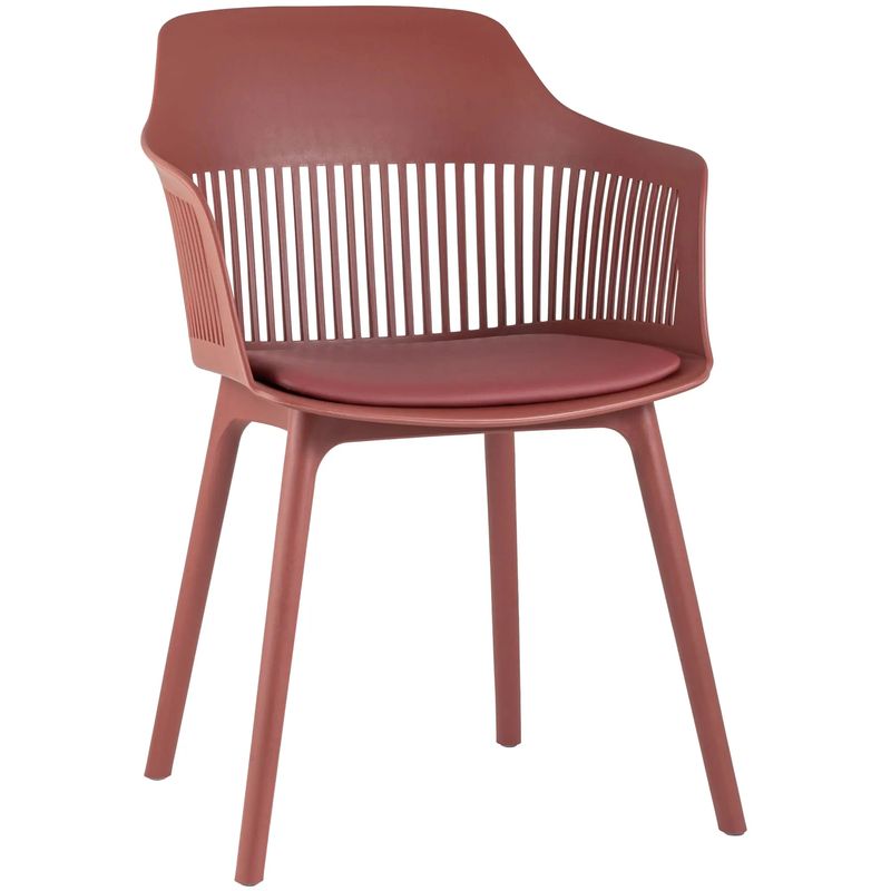 Стул Crocus Chair Терракотовый цвет Подушка эко-кожа Терракотовый Стул Crocus Chair Терракотовый цвет Подушка эко-кожа Терракотовый в Липецке | Loft Concept