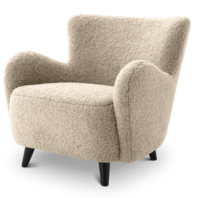 Кресло Eichholtz Chair Svante s Песочный Черный Кресло Eichholtz Chair Svante s Песочный Черный в Липецке | Loft Concept