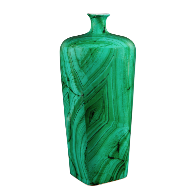 Ваза Malachite Vase flask Малахит Ваза Malachite Vase flask Малахит в Липецке | Loft Concept