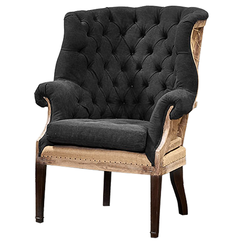Кресло Gamilton Armchair Graphite Графитовый Коричневый Кресло Gamilton Armchair Graphite Графитовый Коричневый в Липецке | Loft Concept