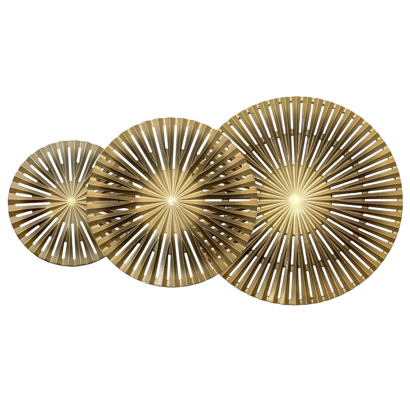 Арт-объект Apollo Brown and Gold Wall Plaque Disc gap 3 Золотой Коричневый Арт-объект Apollo Brown and Gold Wall Plaque Disc gap 3 Золотой Коричневый в Липецке | Loft Concept