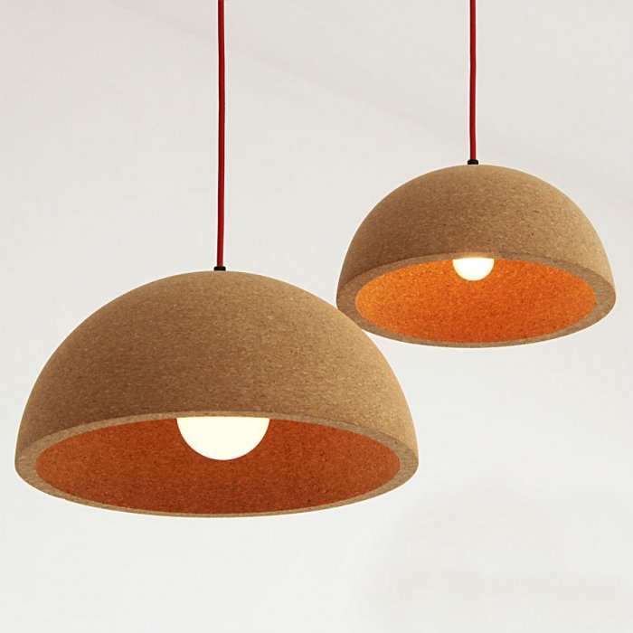 Подвесной светильник Cork Semisphere Пробка Подвесной светильник Cork Semisphere Пробка в Липецке | Loft Concept