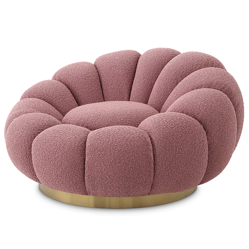 Кресло Eichholtz Swivel Chair Mello Rose Дымчатая Роза Латунь Кресло Eichholtz Swivel Chair Mello Rose Дымчатая Роза Латунь в Липецке | Loft Concept