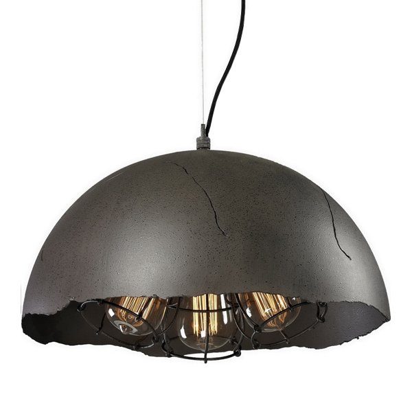 Подвесной светильник Uneven Edge Loft Pendant lamp 3 Графит Подвесной светильник Uneven Edge Loft Pendant lamp 3 Графит в Липецке | Loft Concept