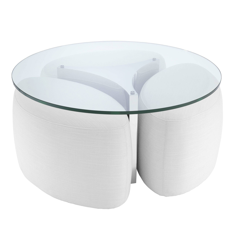 Кофейный стол Eichholtz Coffee Table Modus stainless steel Белый Прозрачный Нержавеющая сталь Кофейный стол Eichholtz Coffee Table Modus stainless steel Белый Прозрачный Нержавеющая сталь в Липецке | Loft Concept