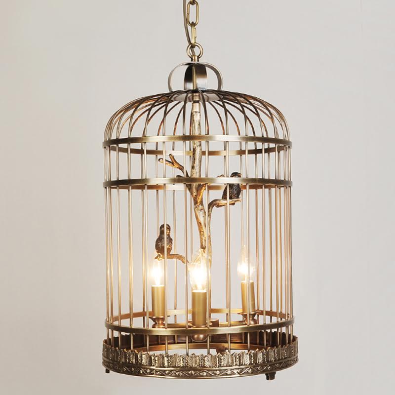 Люстра BirdCage tree Латунь Люстра BirdCage tree Латунь в Липецке | Loft Concept