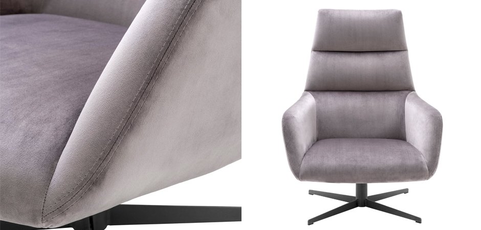 Кресло Eichholtz Swivel Chair & Ottoman Nautilus Кресло Eichholtz Swivel Chair & Ottoman Nautilus - Loft-Concept в Липецке