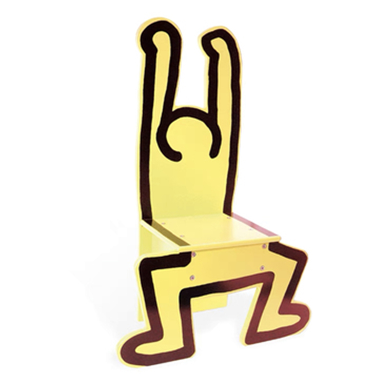 Детский стул Chaise Keith Haring Dancer Vilac Желтый Желтый Детский стул Chaise Keith Haring Dancer Vilac Желтый Желтый в Липецке | Loft Concept
