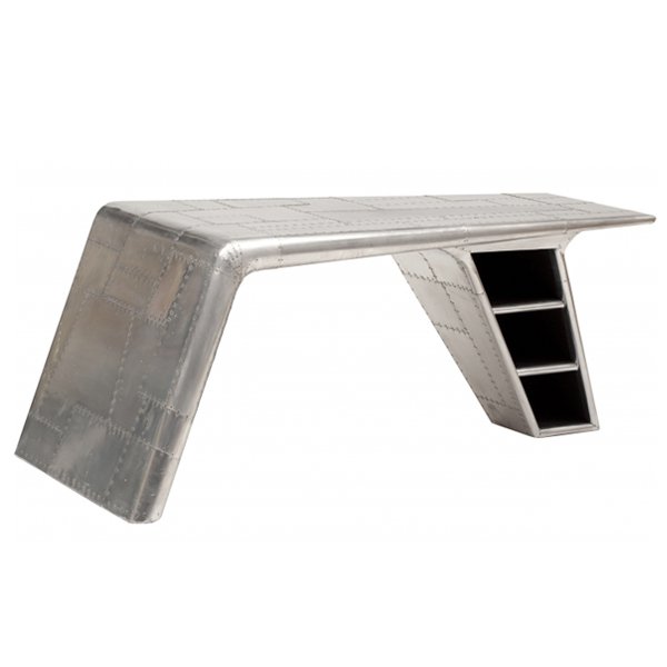 Рабочий стол Aviator desk Restoration Hardware Нержавеющая сталь Рабочий стол Aviator desk Restoration Hardware Нержавеющая сталь в Липецке | Loft Concept