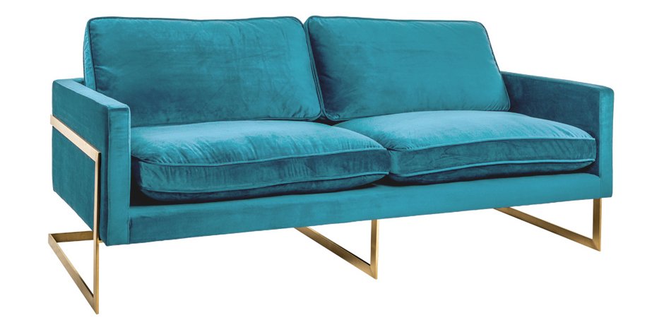 Диван бархатный Accent Velvet Sofa Диван бархатный Accent Velvet Sofa - Loft-Concept в Липецке