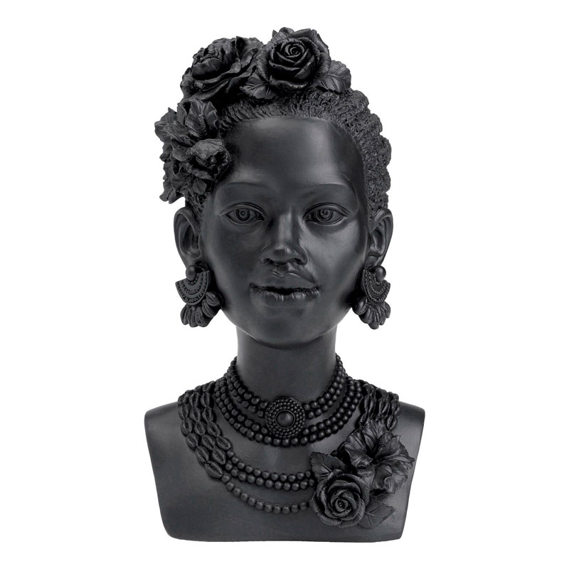 Статуэтка Victoria African Woman Черный Статуэтка Victoria African Woman Черный в Липецке | Loft Concept