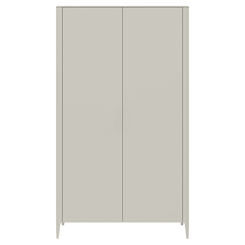 Шкаф двухстворчатый молочного цвета Type Молочный в Липецке | Loft Concept 