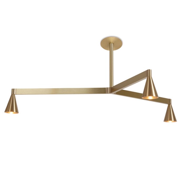 Люстра Austere Ceiling Light Латунь Люстра Austere Ceiling Light Латунь в Липецке | Loft Concept